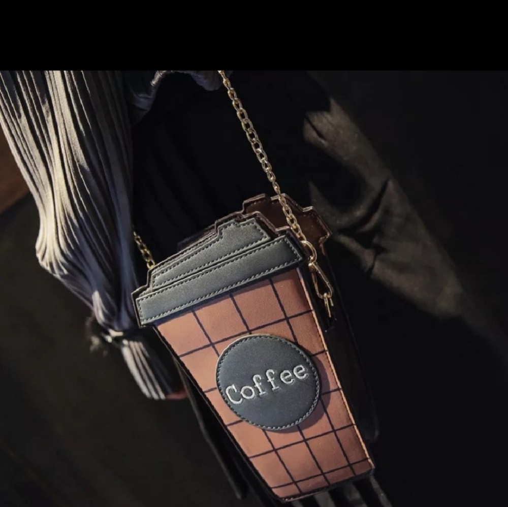 New! Mocha Crossbody Purse - Picture 2 of 4
